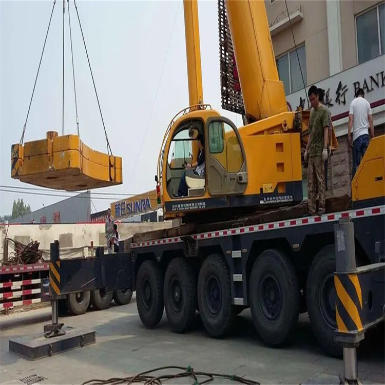 江永当地吊车出租|机器吊装|75吨|工厂搬迁服务